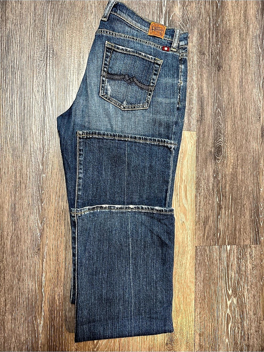 Lucky Brand Sweet Bootcut Jeans in Blue Waist 10